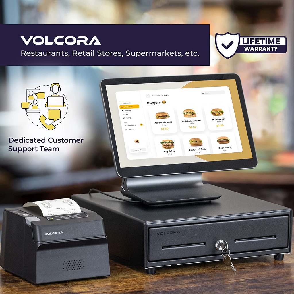 Cajón de caja registradora de 13" para sistema de punto de venta (POS)